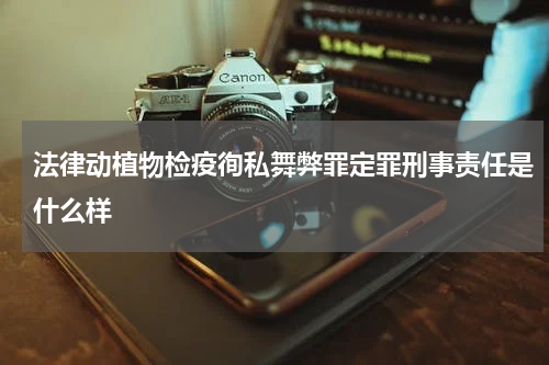 法律动植物检疫徇私舞弊罪定罪刑事责任是什么样