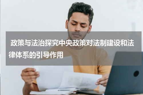  政策与法治探究中央政策对法制建设和法律体系的引导作用
