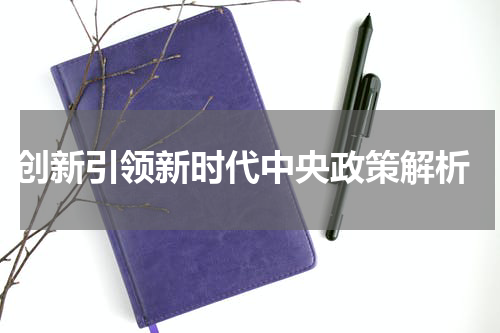  创新引领新时代中央政策解析