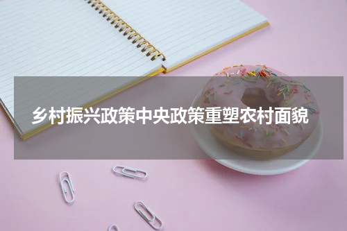  乡村振兴政策中央政策重塑农村面貌