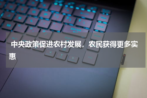  中央政策促进农村发展，农民获得更多实惠