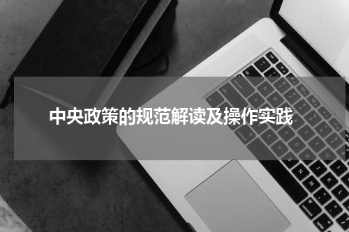  中央政策的规范解读及操作实践