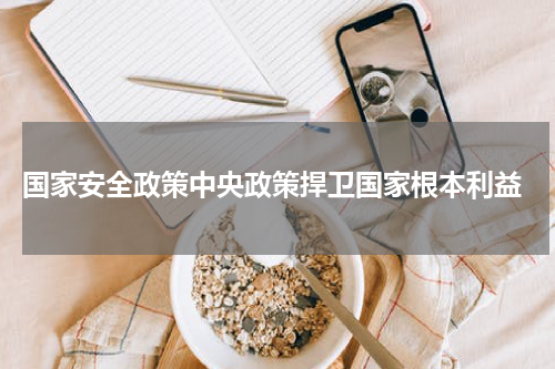  国家安全政策中央政策捍卫国家根本利益