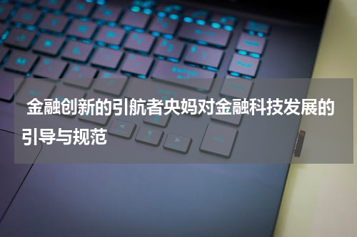  金融创新的引航者央妈对金融科技发展的引导与规范